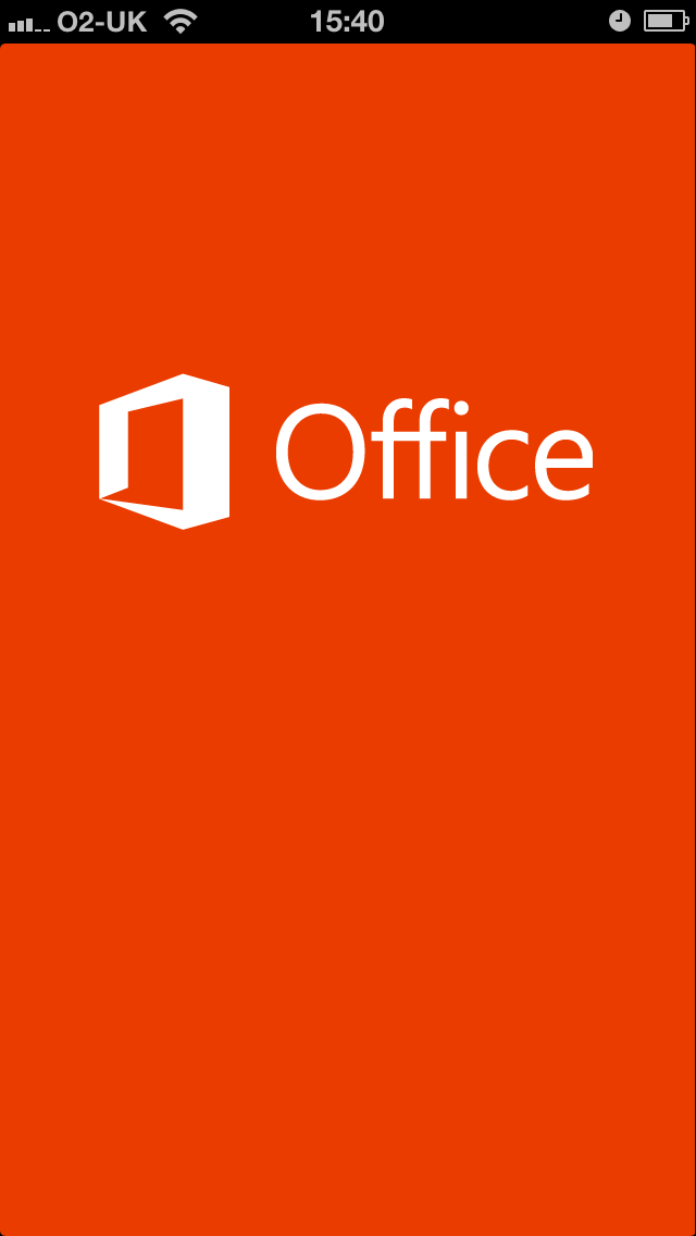 Office 365 Mobile - startup